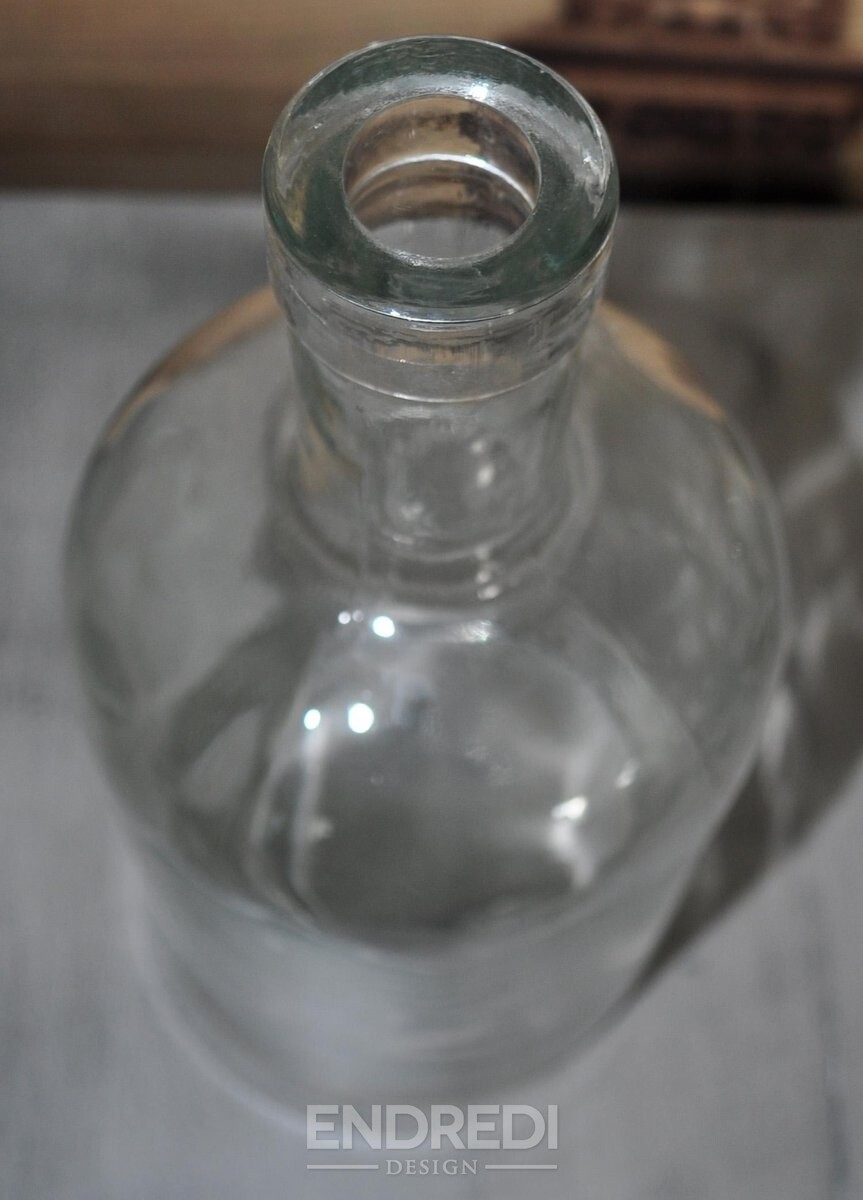 Átlátszó üveg üveg, 1950-as évek - Image 4