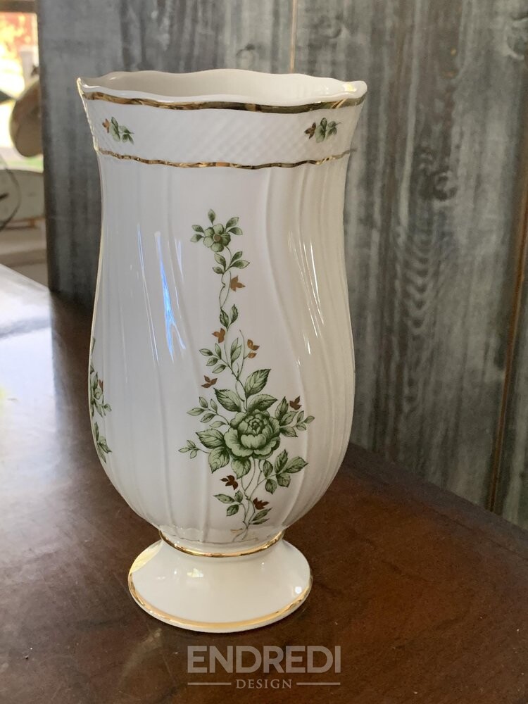 Magyar Holhaza porcelán váza, 1980-as évek - Image 3