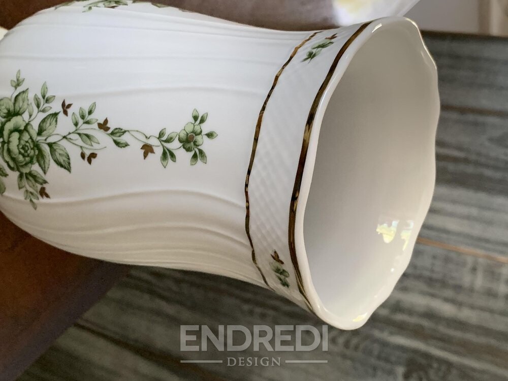 Magyar Holhaza porcelán váza, 1980-as évek - Image 4
