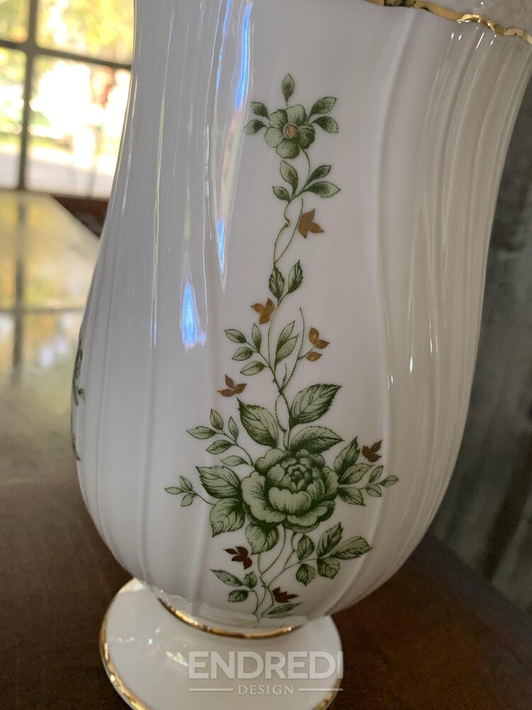 Magyar Holhaza porcelán váza, 1980-as évek - Image 6