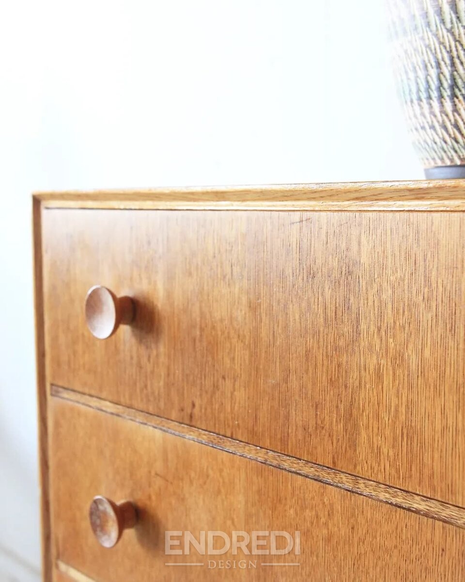 Mid-century láda fiókokkal — Meredew, 1960-as évek - Image 6
