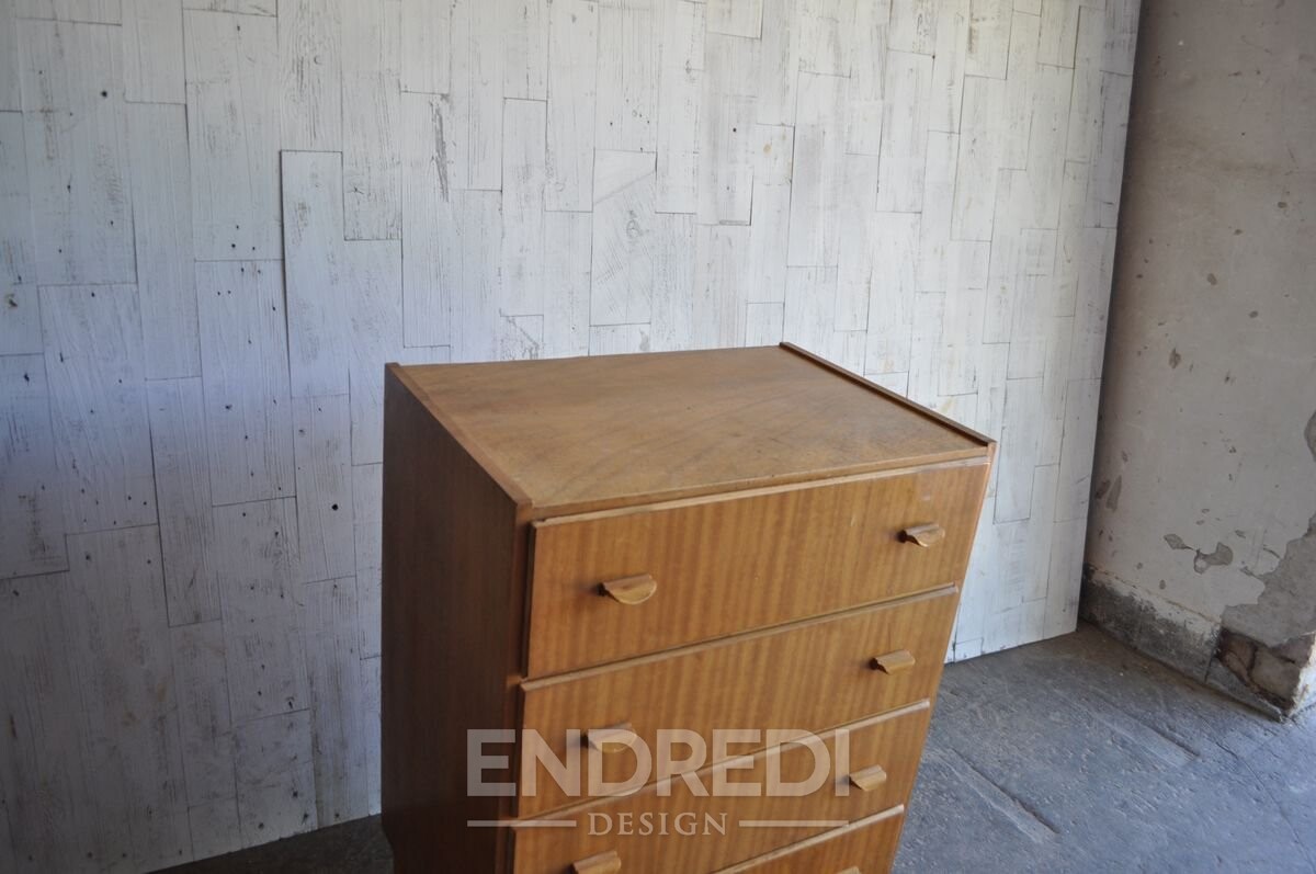Mid-century magyar láda fiókokkal, 1960-as évek - Image 7