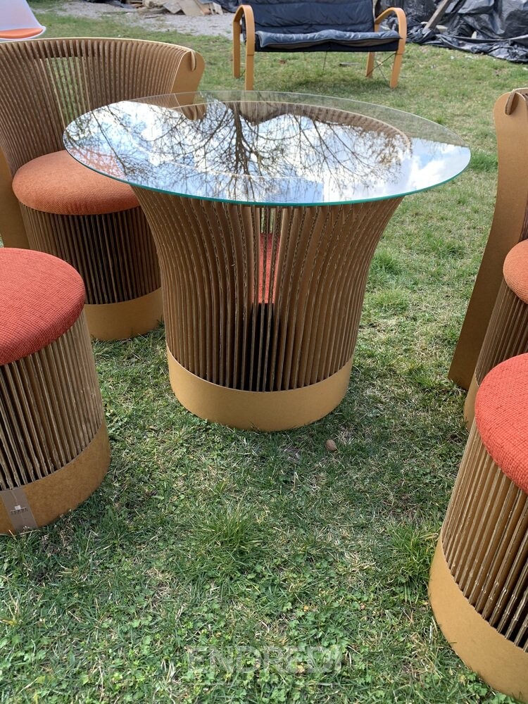 Mid-century modern karton szett, 2000-as évek, 5 darabos szett - Image 4