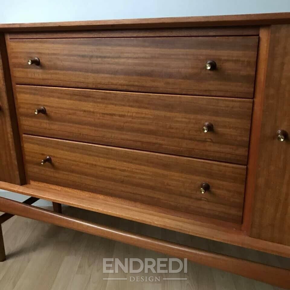 Mid-century teak tálalószekrény — Gordon Russell Broadway, 1950-as évek - Image 4