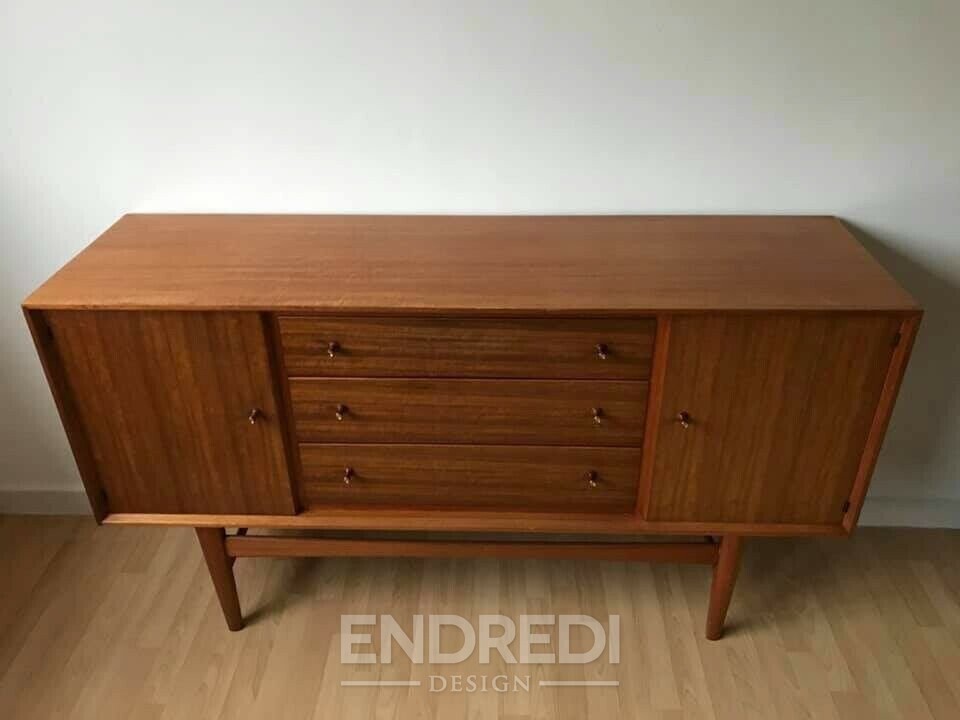 Mid-century teak tálalószekrény — Gordon Russell Broadway, 1950-as évek - Image 6