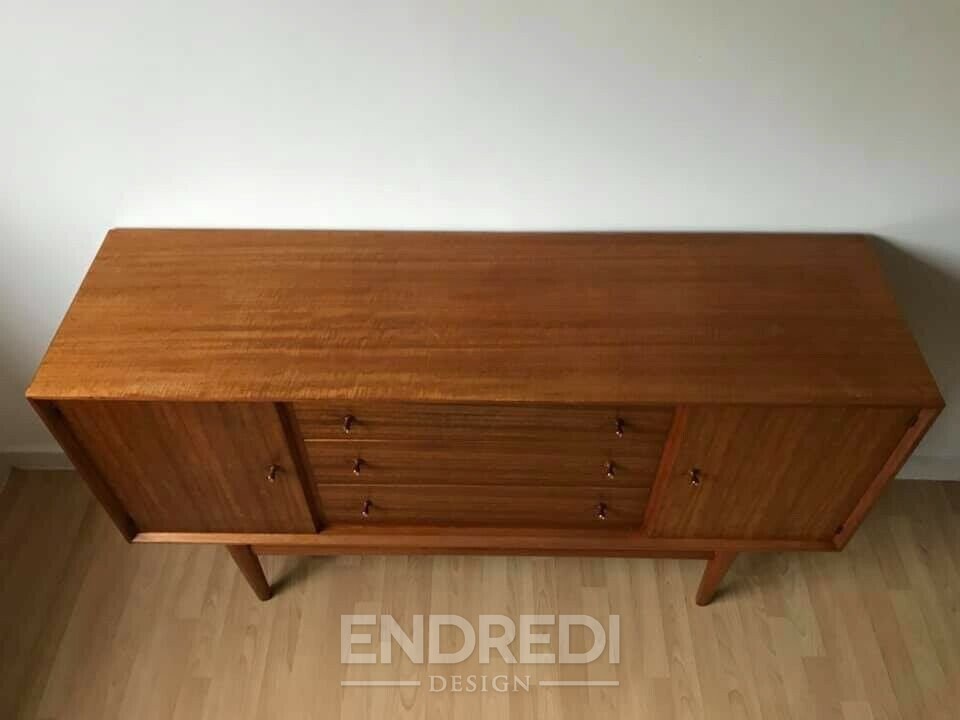 Mid-century teak tálalószekrény — Gordon Russell Broadway, 1950-as évek - Image 8