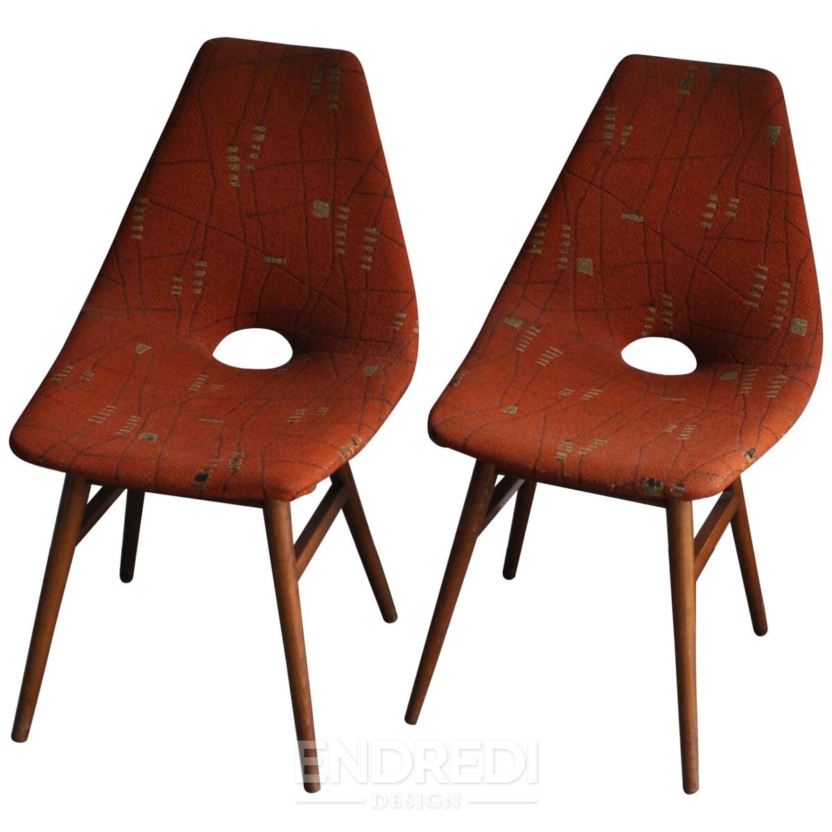 Szett: magyar Erika szék — Judit Burián — SZKIV, 1959 - Image 2