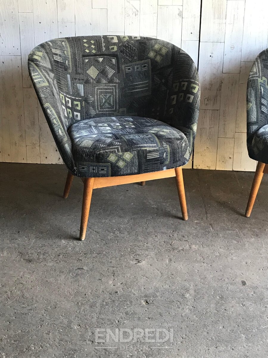 Szett: mid-century lakkozott fotelek — Arts és Crafts Company, 1960-as évek - Image 2