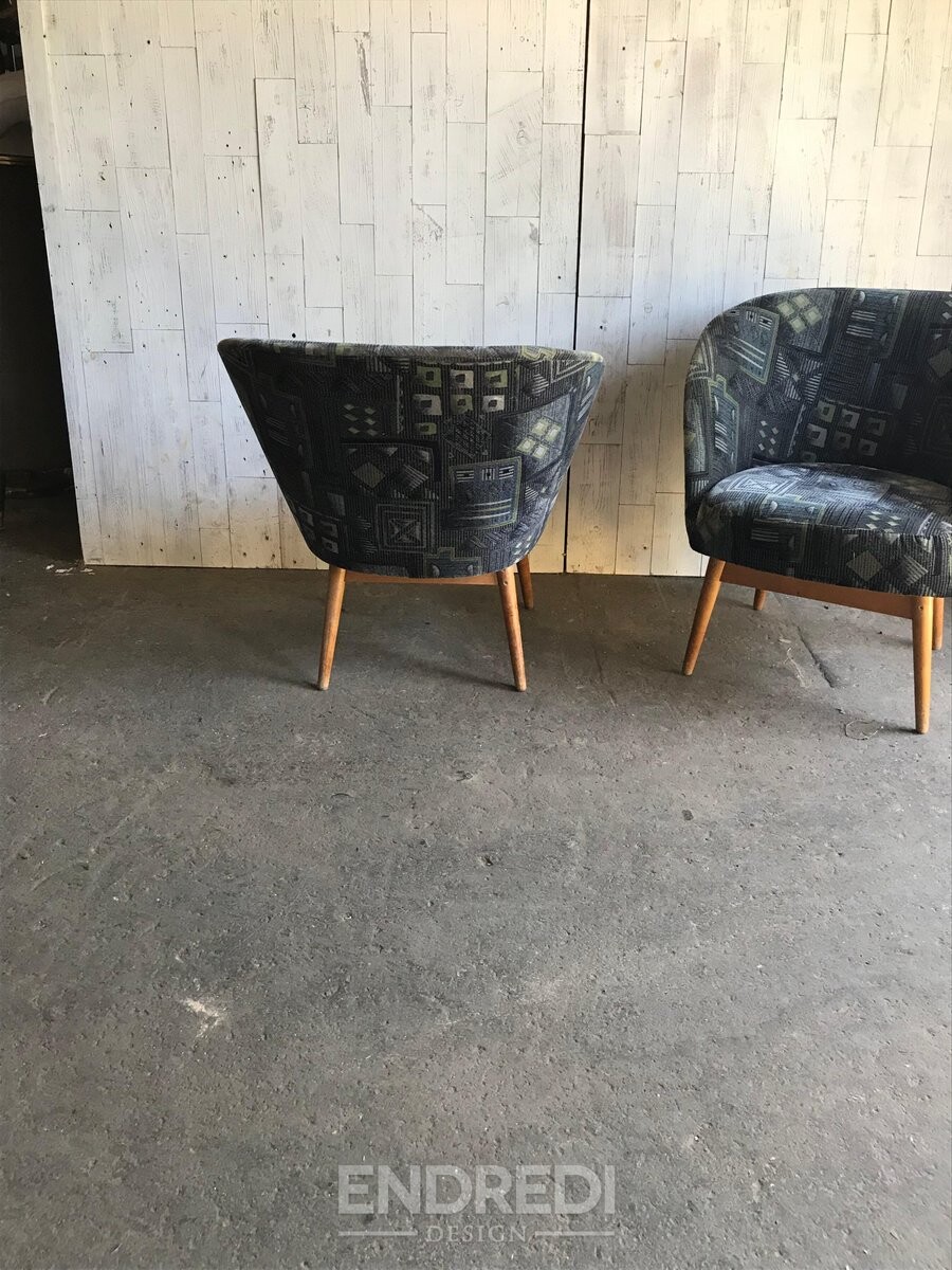 Szett: mid-century lakkozott fotelek — Arts és Crafts Company, 1960-as évek - Image 6