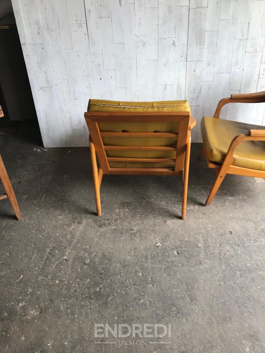 Szett: mid-century fa fotelek, 1960-as évek - Image 12