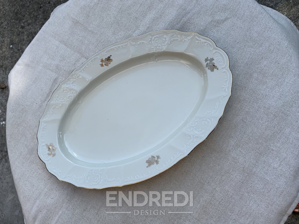 Vintage Bernadotte porcelán tálaló tányér, 1960-as évek - Image 2