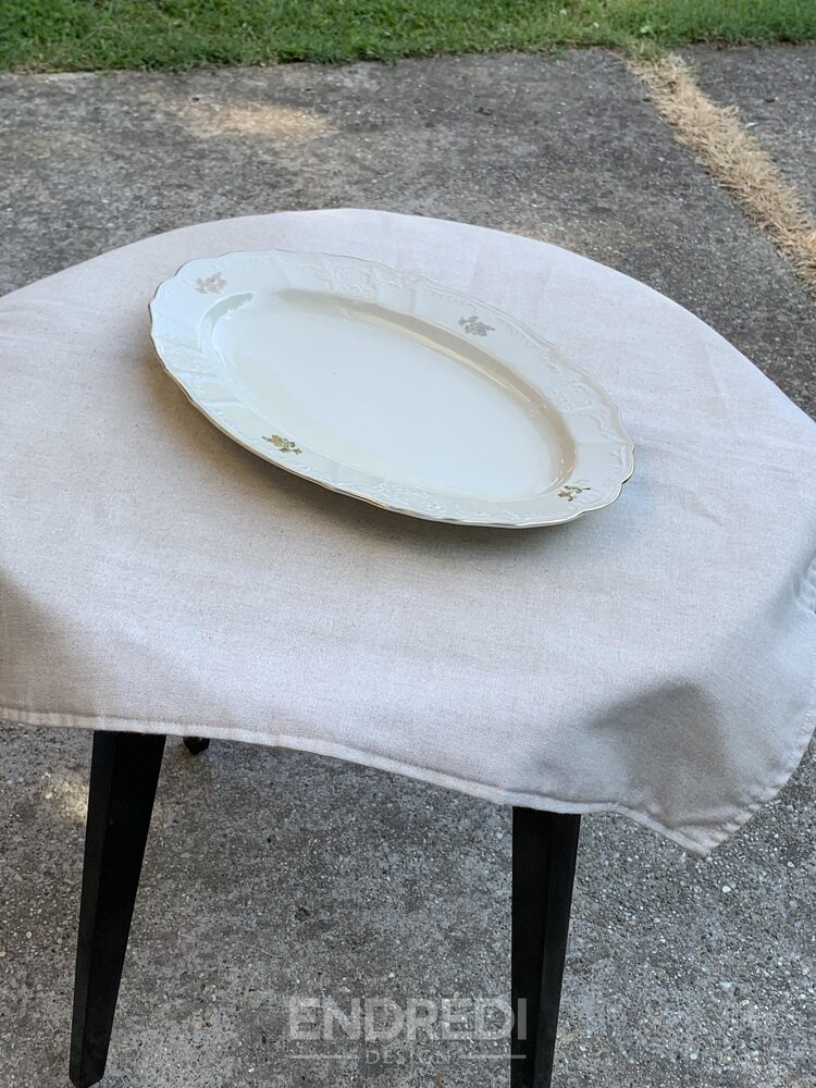 Vintage Bernadotte porcelán tálaló tányér, 1960-as évek - Image 6