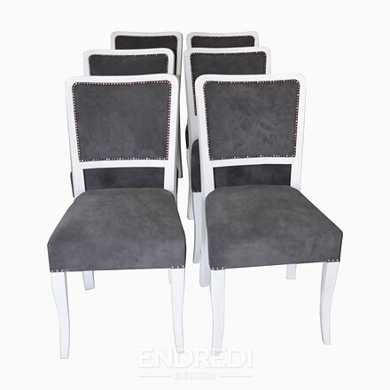 Art deco étkezőszékek, 6 darabos szett