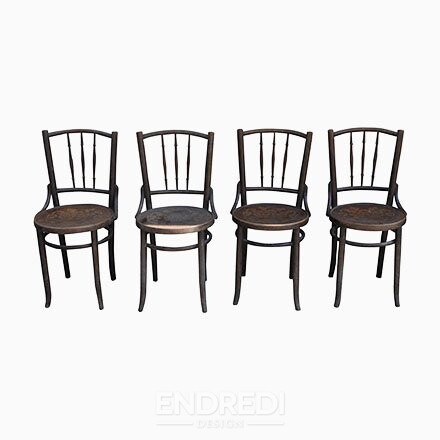 Étkezőszékek — Thonet, 1930-as évek, 4 darabos szett