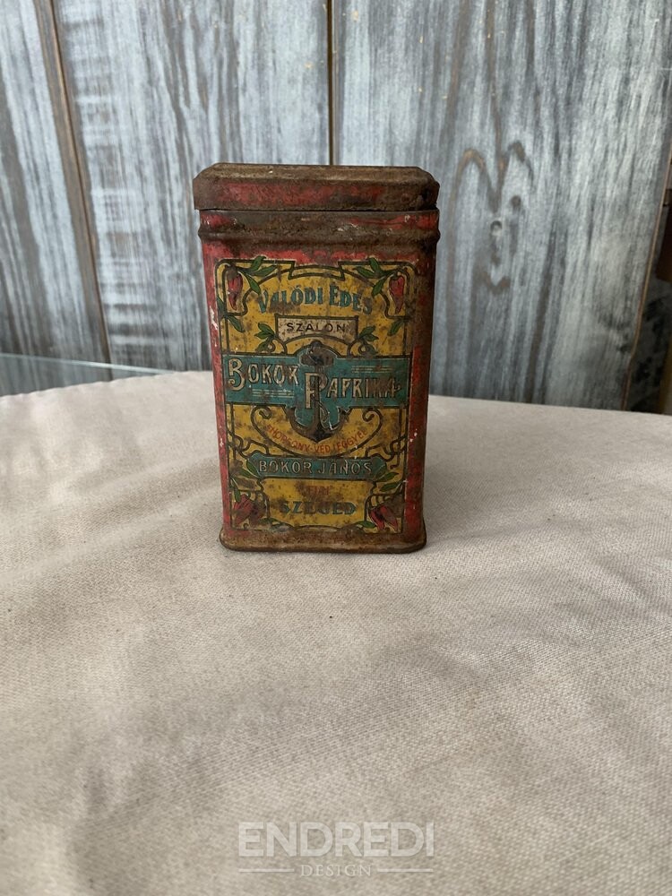 Fém Paprika doboz — János Bokor, 1900-as évek - Image 2