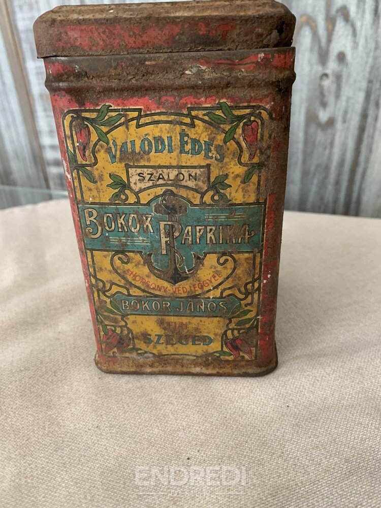 Fém Paprika doboz — János Bokor, 1900-as évek - Image 5