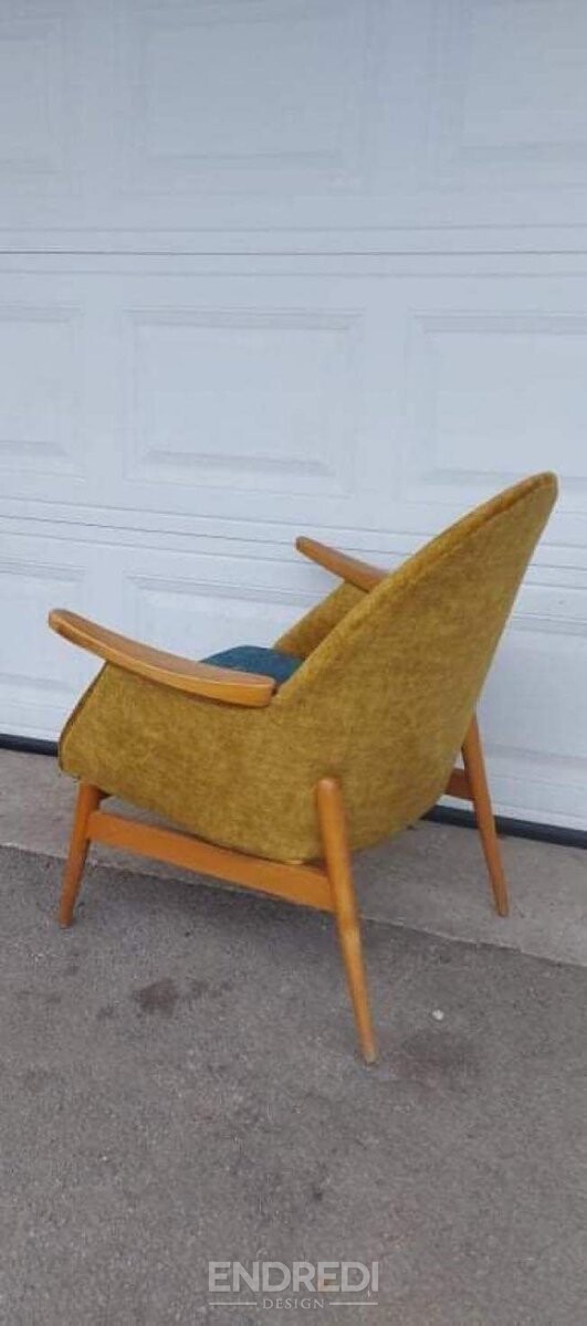 Mid-century karosszék, 1960-as évek, 2 darabos szett - Image 3