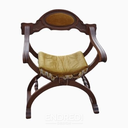 Mid-century kastély Throne karosszék, 1950-as évek