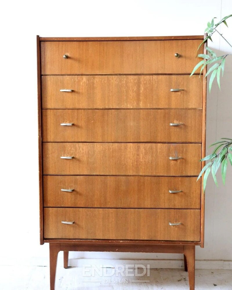 Mid-century láda fiókokkal — Wiliam Lawrence Notingham, 1960-as évek - Image 2