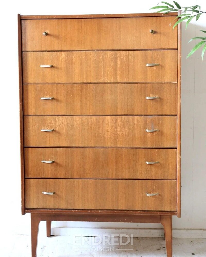 Mid-century láda fiókokkal — Wiliam Lawrence Notingham, 1960-as évek - Image 3