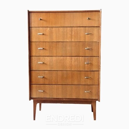 Mid-century láda fiókokkal — Wiliam Lawrence Notingham, 1960-as évek