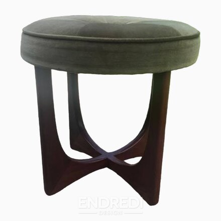 Mid-century dán teak puff — G-Plan, 1960-as évek