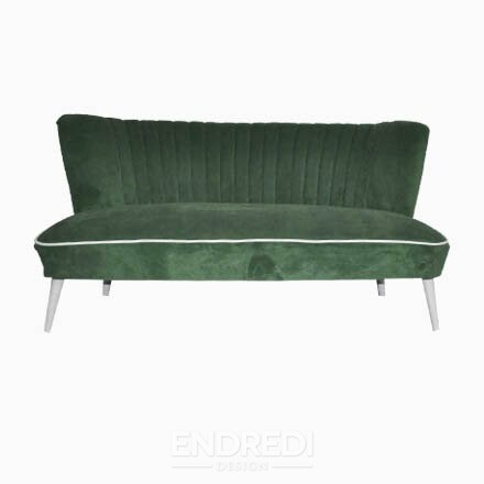 Mid-century zöld kanapé