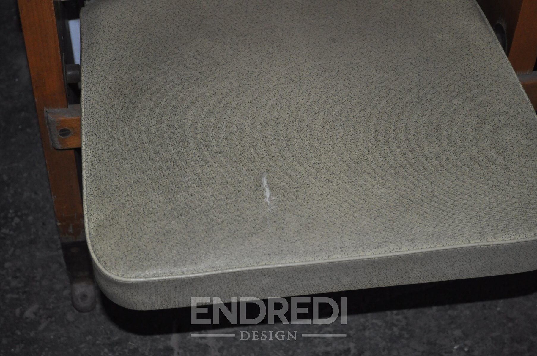 Mid-century magyar 4-üléses mozi pad — Szék és Faárúgyár, 1950-as évek - Image 3