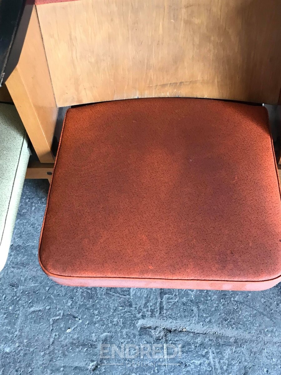 Mid-century magyar 4-üléses mozi pad — Szék és Faárúgyár, 1950-as évek - Image 4