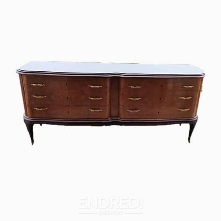 Mid-century olasz láda fiókokkal