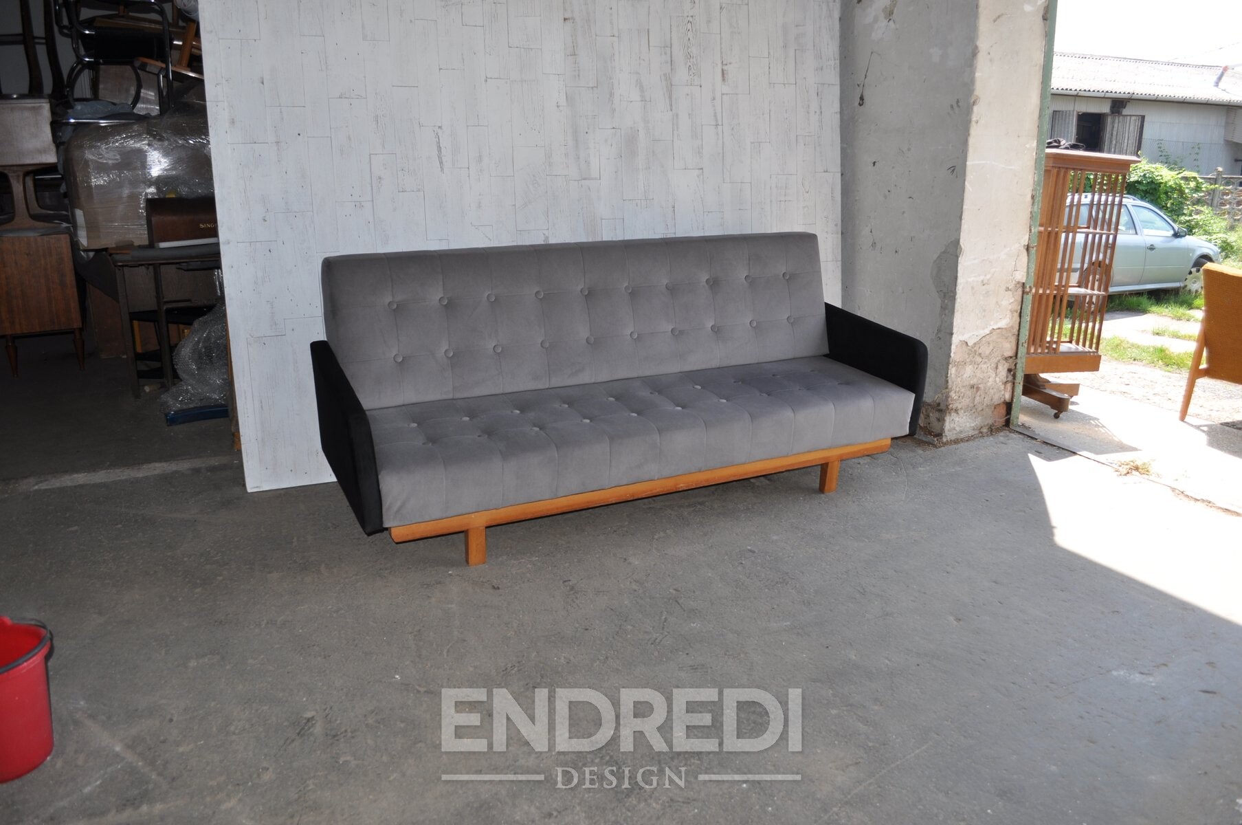 Mid-century kanapé, 1960-as évek - Image 5