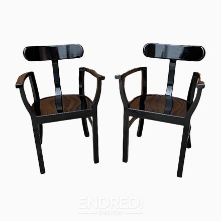 Szett: art deco szék — Lajos Kozma — Woodworking RT, 1920-as évek
