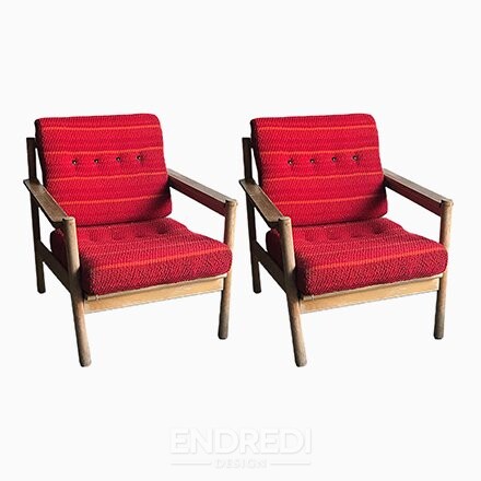 Szett: mid-century karosszék, 1960-as évek