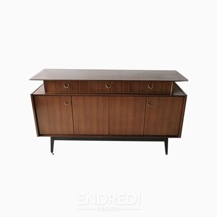 Teak tálalószekrény E. Gomme — G-Plan, 1950-as évek