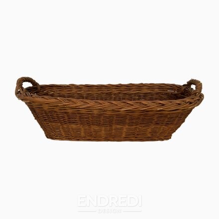Vintage bagett fonott kosár