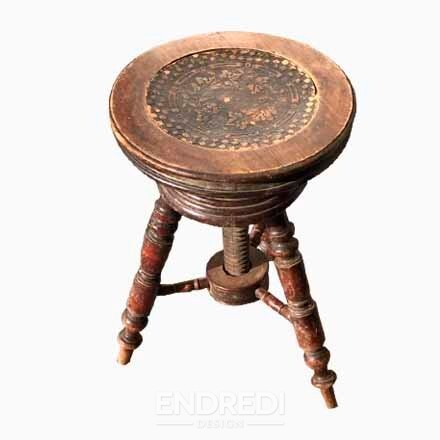 Vintage Piano ülőke, 1940-as évek